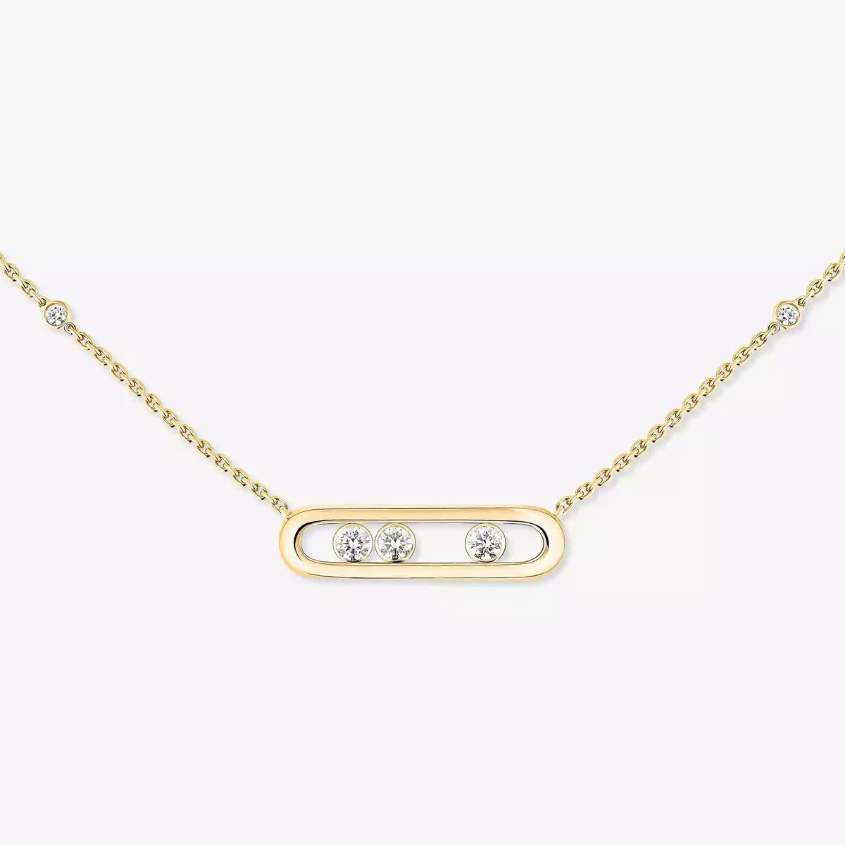 [Eternal jewelry] Baby Move Gold Diamond Necklace