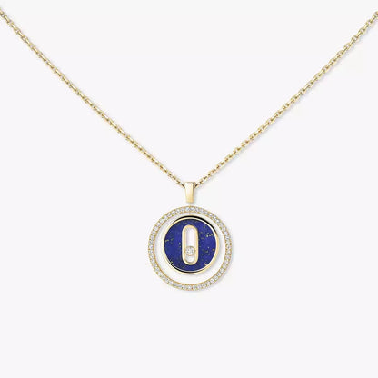 [Eternal jewelry]Lucky Move Diamond Necklace in Rose Gold and White Mother-of-Pearl