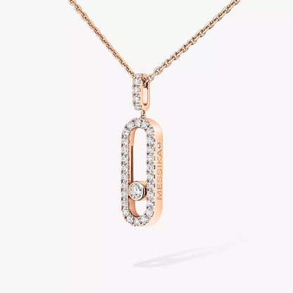 [Eternal jewelry]Move Uno Diamond Necklace in Rose Gold