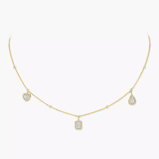 [Eternal jewelry]My Twin Diamond Necklace in Silver