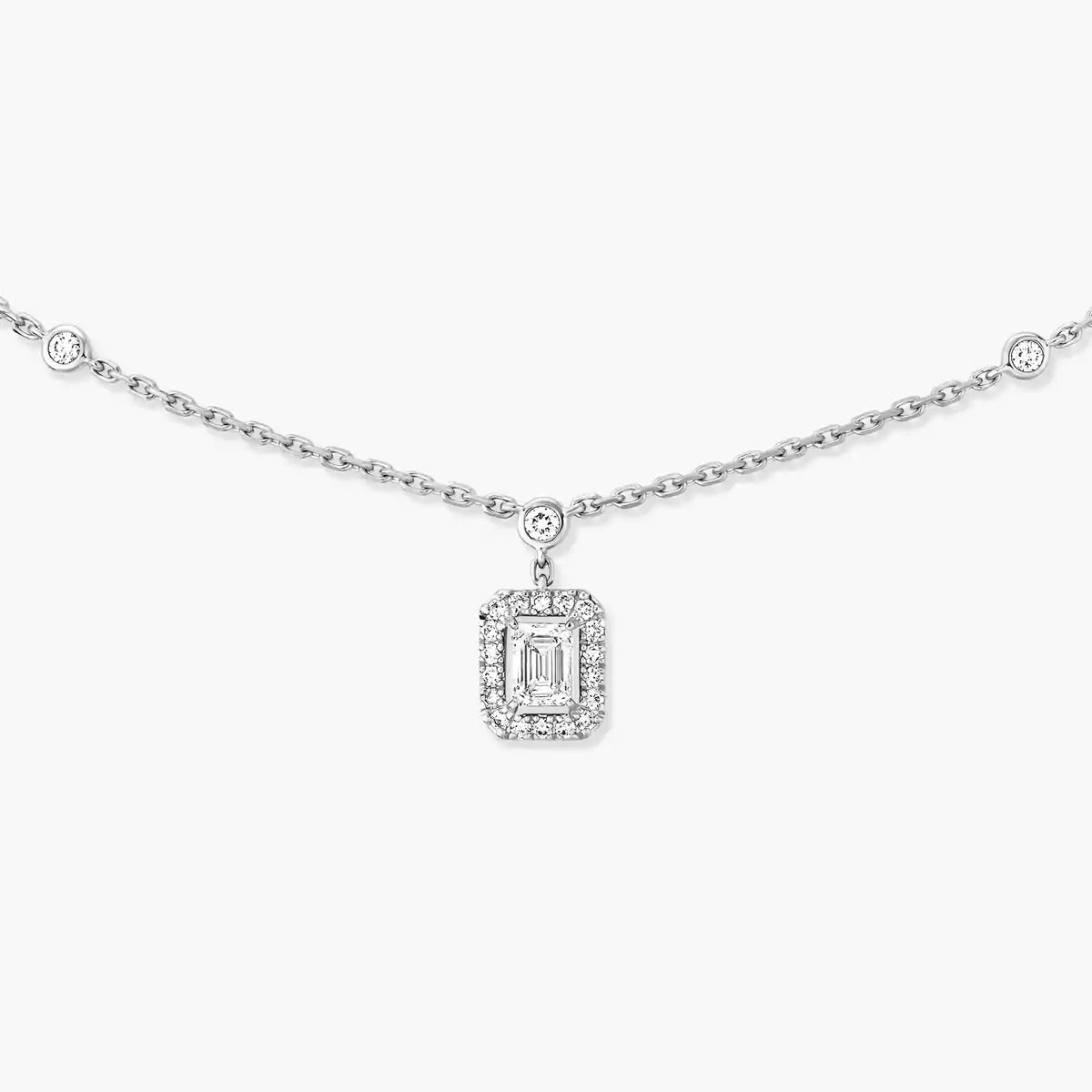[Eternal jewelry]My Twin Diamond Necklace in Silver