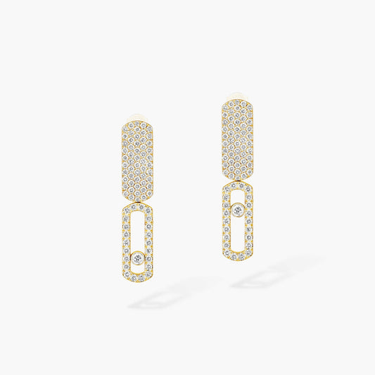 [Eternal jewelry]Imperial Move SM Diamond Earrings