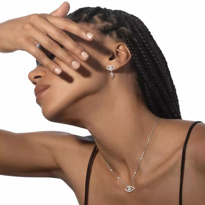 [Eternal jewelry]Lucky Eye Diamond Earrings