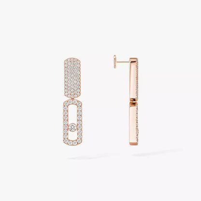 [Eternal jewelry]Imperial Move SM Diamond Earrings