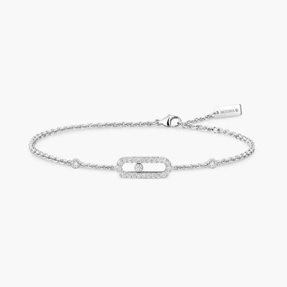 [Eternal jewelry]Move Uno Diamond Bracelet