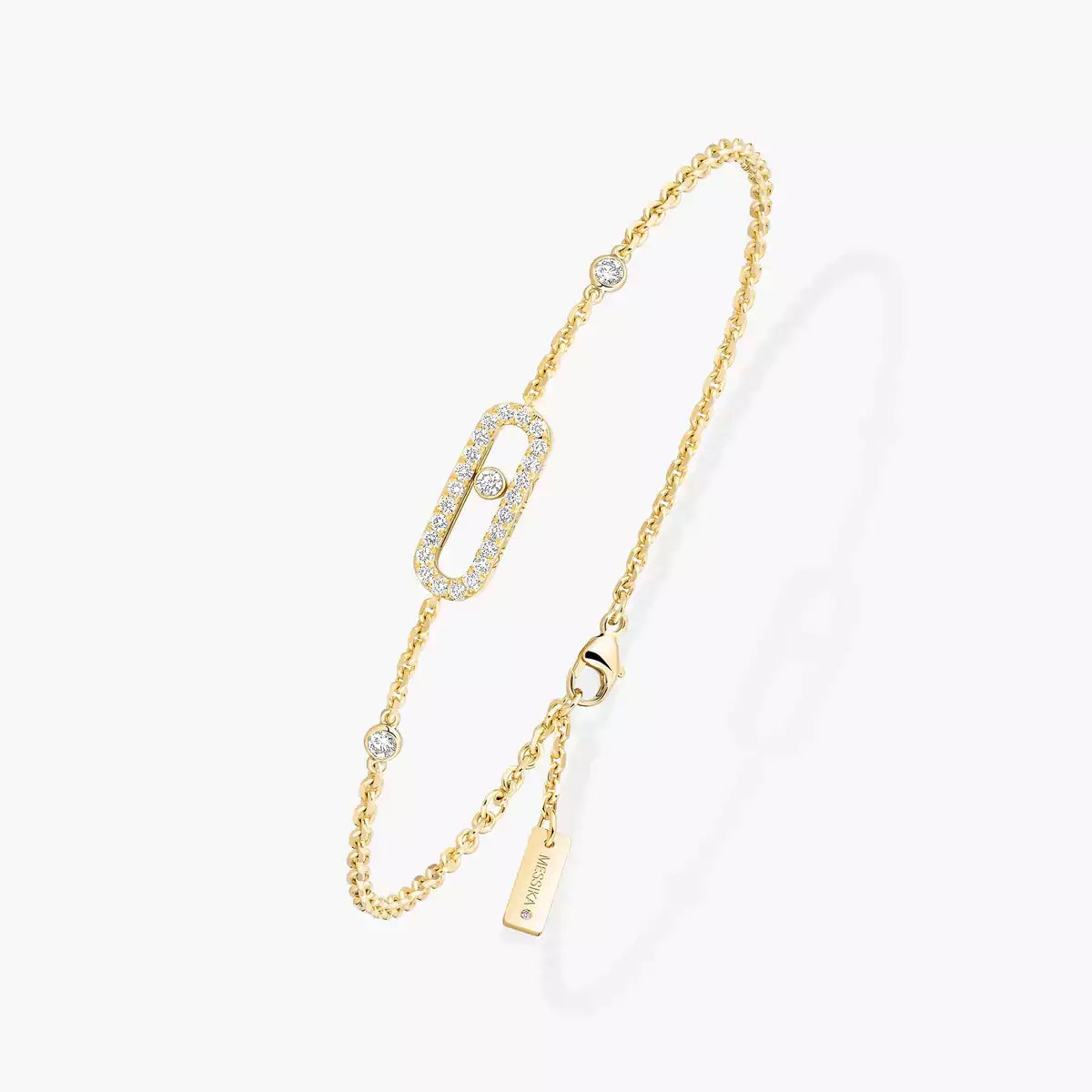 [Eternal jewelry]Move Uno Diamond Bracelet