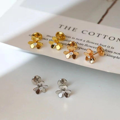 [Eternal Jewelry]FRIVOLE MINI SILVER FLOWER EARRINGS