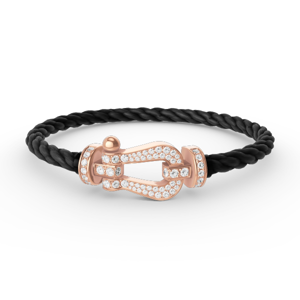 [Eternal Jewelry]FORCE LARGE HORSESHOE FULL DIAMOND BRACELET ROSE GOLD