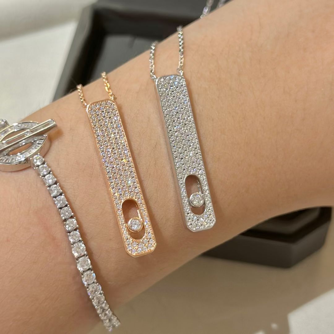 [Eternal jewelry]MY FIRST DIAMOND PAVED NECKLACE