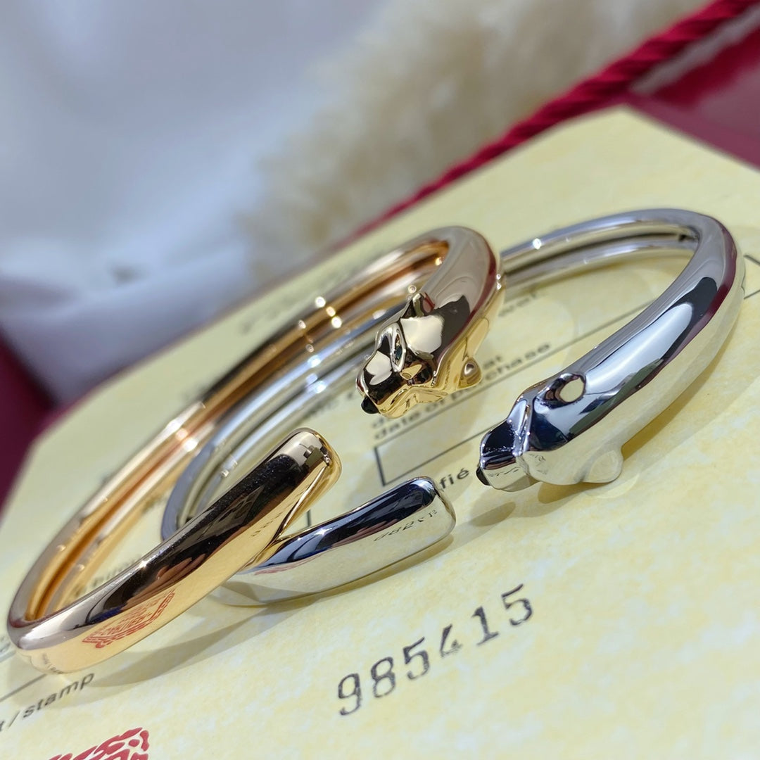 [Eternal Jewelry]PANTHERE SILVER OPEN BRACELET