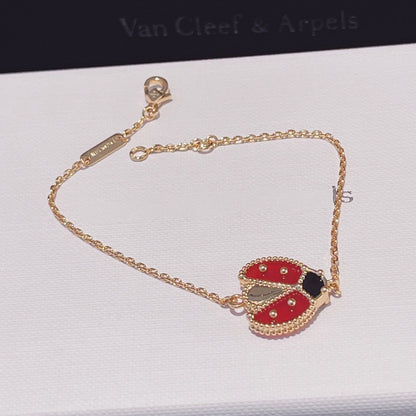 [Eternal Jewelry]LUCKY SPRING 1 MOTIF PINK GOLD BRACELET